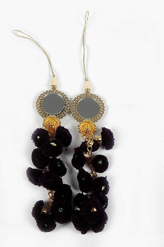 Bhavya Sale Women's Handmade Ethnic Hanging Latkan Brooch