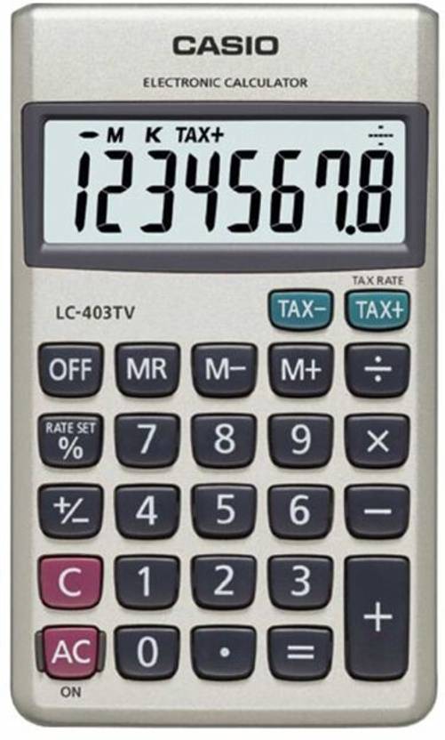 CASIO LC-403TV Portable Basic Calculator