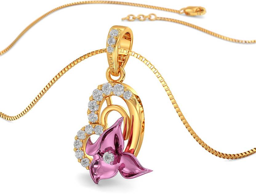 Joyalukkas Bloomz Collection pendant 22kt Yellow Gold Pendant Price in