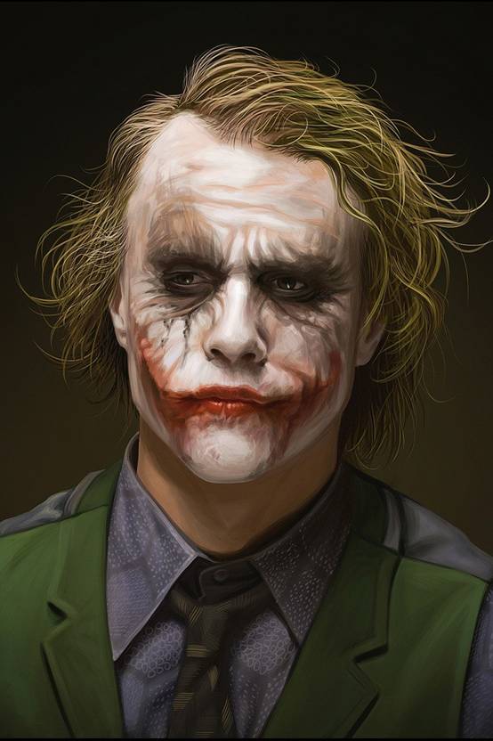 Joker Artwork Poster| For Joker Lovers | HD Poster for Wall decor Paper Print