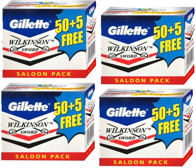 Gillette Blades WILKINSON SWORD SALOON PACK STAINLESS STEEL CLOSE SHAVE
