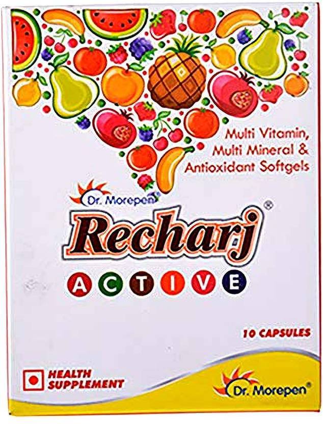 Dr. Morepen Recharj Active Antioxidant & Multivitamin Softgel Capsule