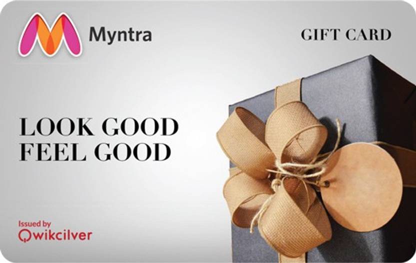 Myntra Physical Gift Card Price in India Buy Myntra Physical Gift