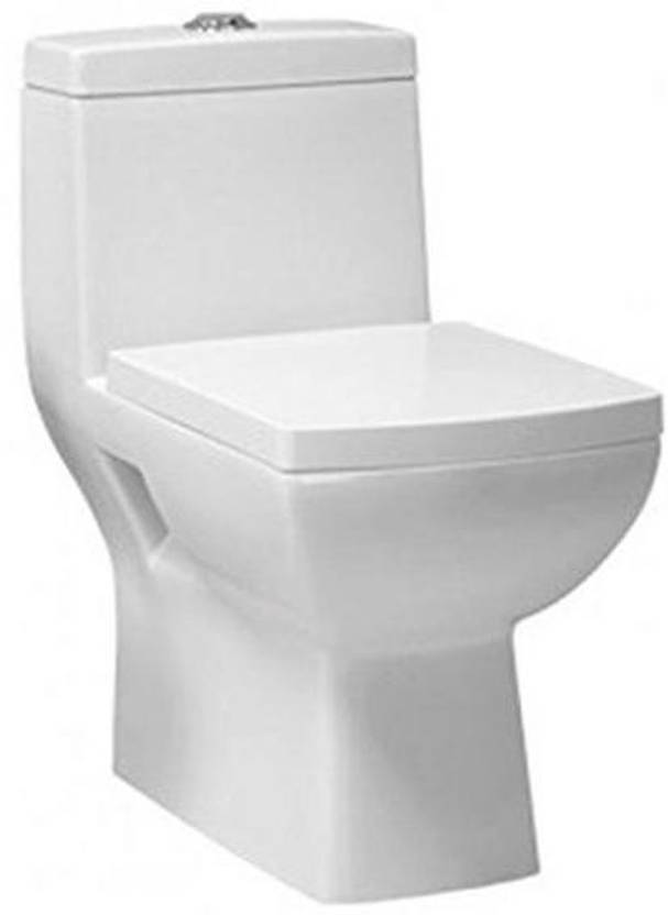 Ceramic One Piece Western Closet crystal S Trap White Western Commode