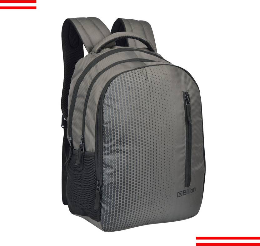 Billion 15.6 inch Expandable Laptop Backpack Grey Price in India