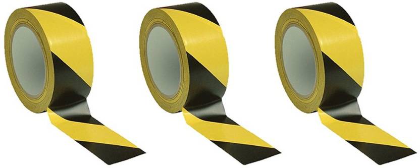 BlackDreams PVC Vinyl Material Water Proof manual 48mm (2 Inch) X 30 Meter Floor Marking Tape (Manual)