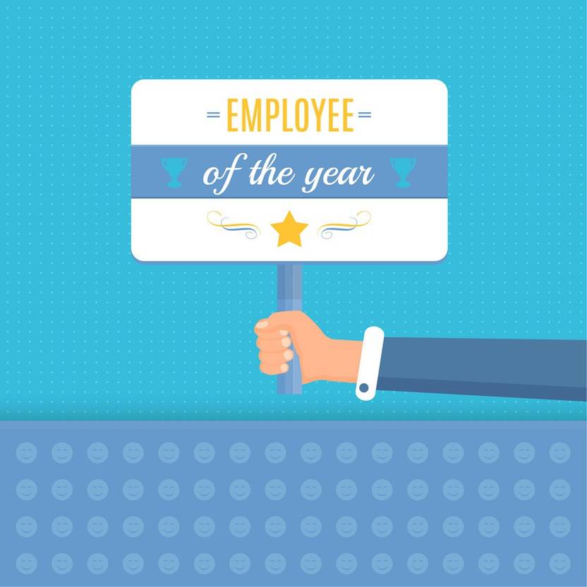 employee of the f |Motivational Poster|Inspirational Poster Paper Print ...