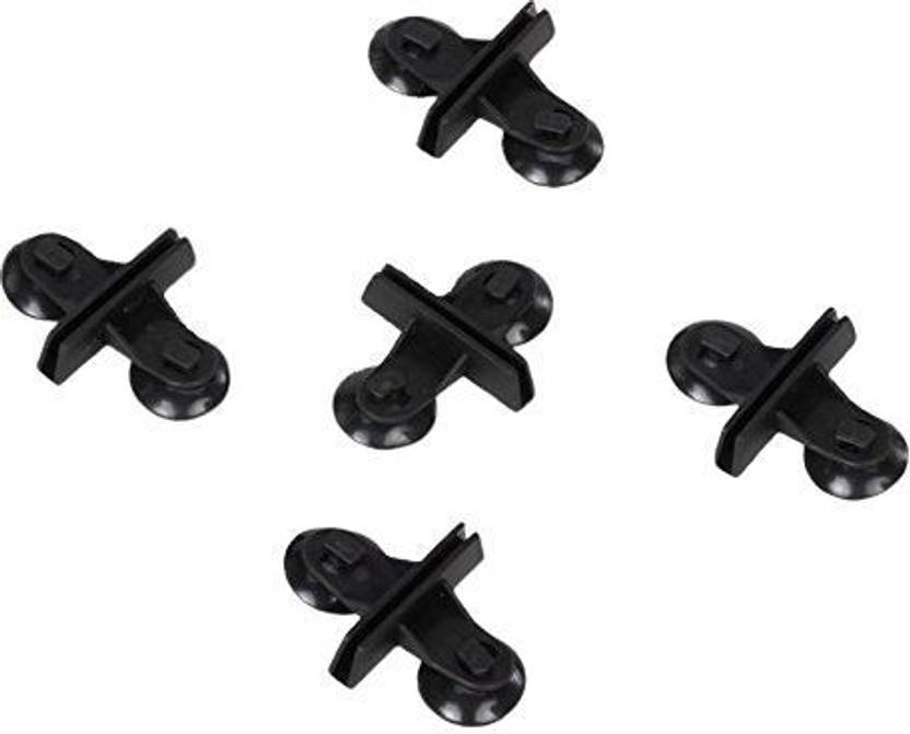 BOYU Divider Sheet Holder Suction Cup For Aquarium Fish Tank - Black (5Pcs) Aquarium Tool