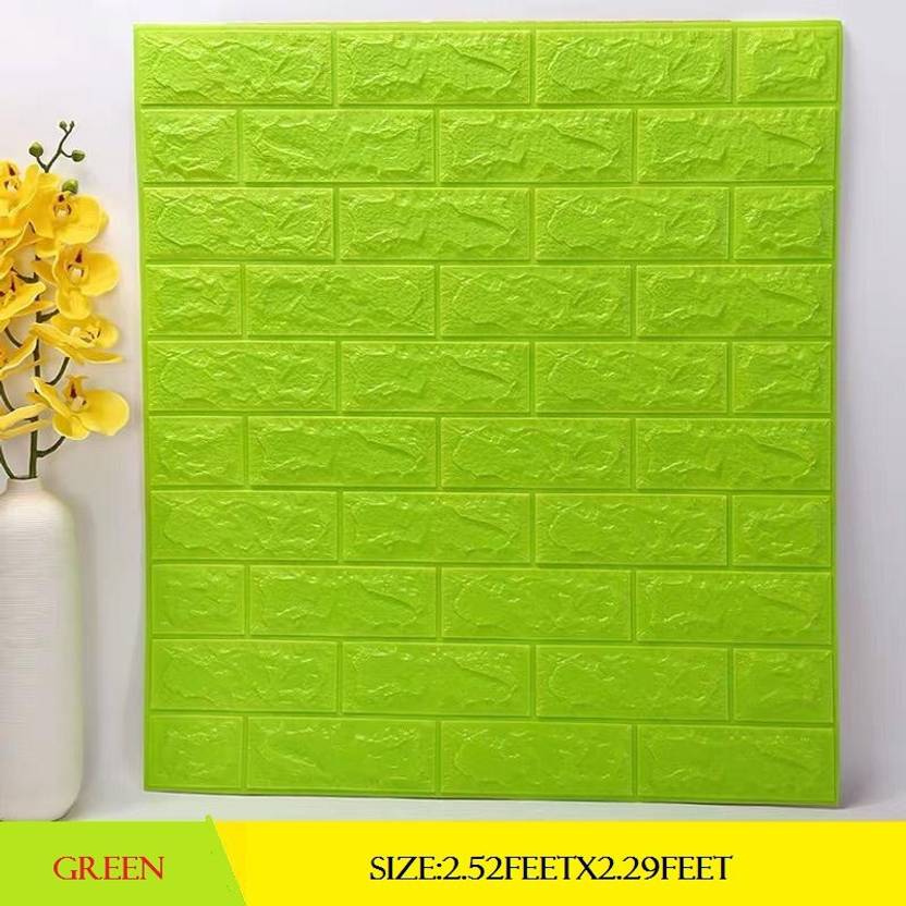 wewell Large New PE Foam Wall Stickers 3D Wallpaper DIY .Wall Decor