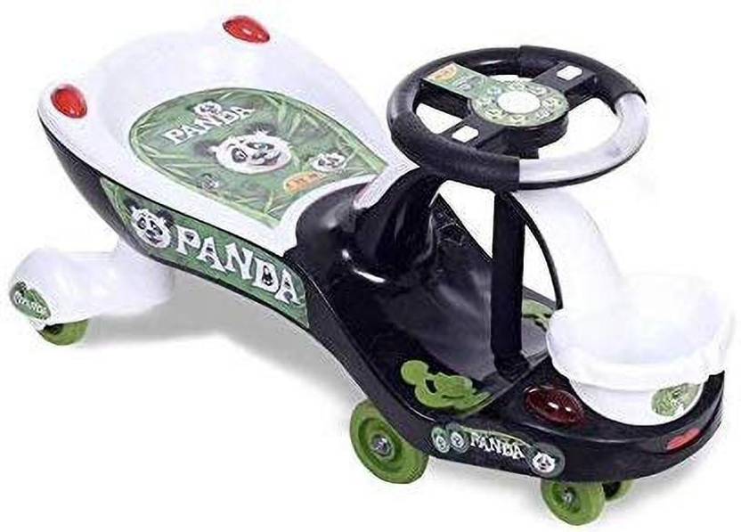 Babyhug Baby Magic Premium Aero Kids Magic Swing Car With Music Lights & ABEC 7 Bearing with PU LED Wheels - Purple