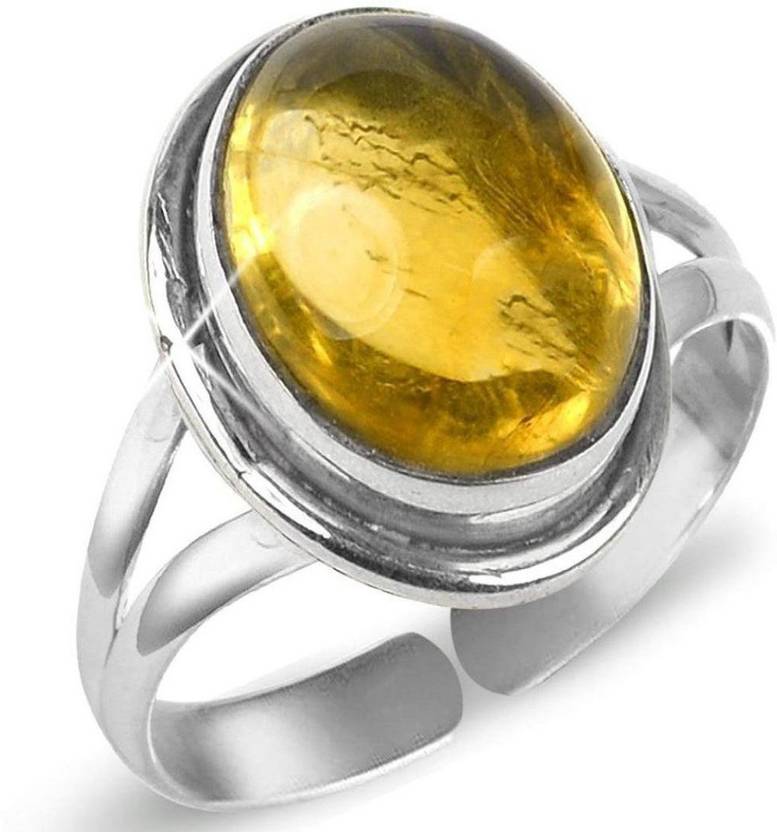 7.25 Carat Original Natural Certified Oval Cut Faceted Gemstone Citrine Sunela November Birthstone Adjustable Silver Plated Ring Size 16-24 for Unisex Copper, Brass, Bronze, Metal, Zinc Citrine Silver Plated Ring