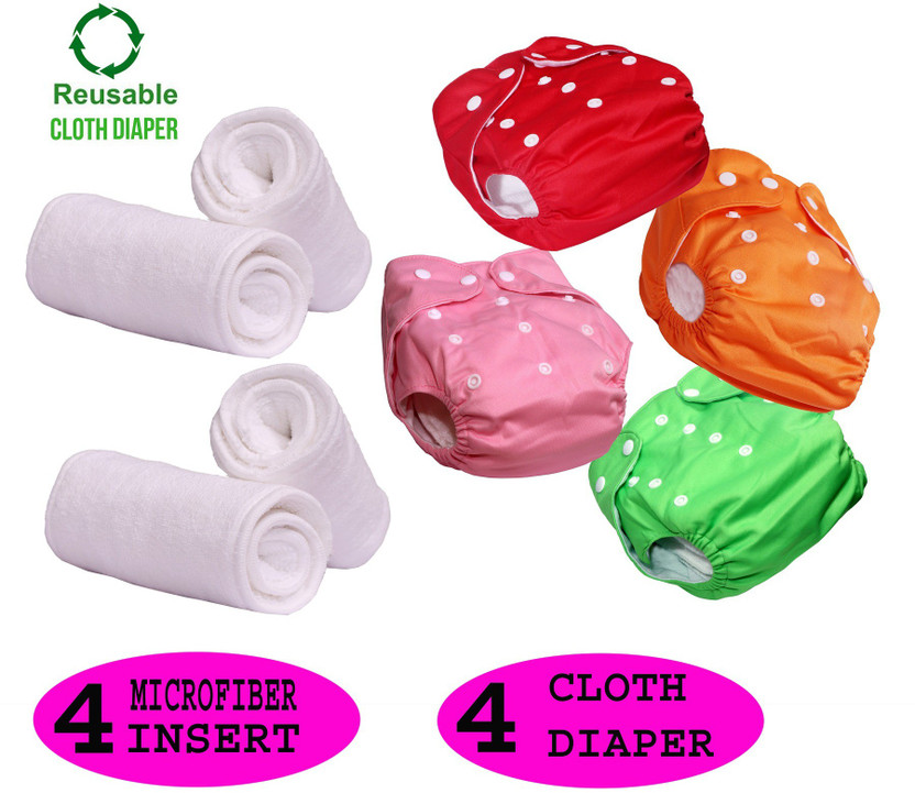 6PCS Cloth Diaper Covers For Babies One Size Adjustable Reusable Washable Cloth Diaper Shell For Prefold Flat Or Fitted Diaper