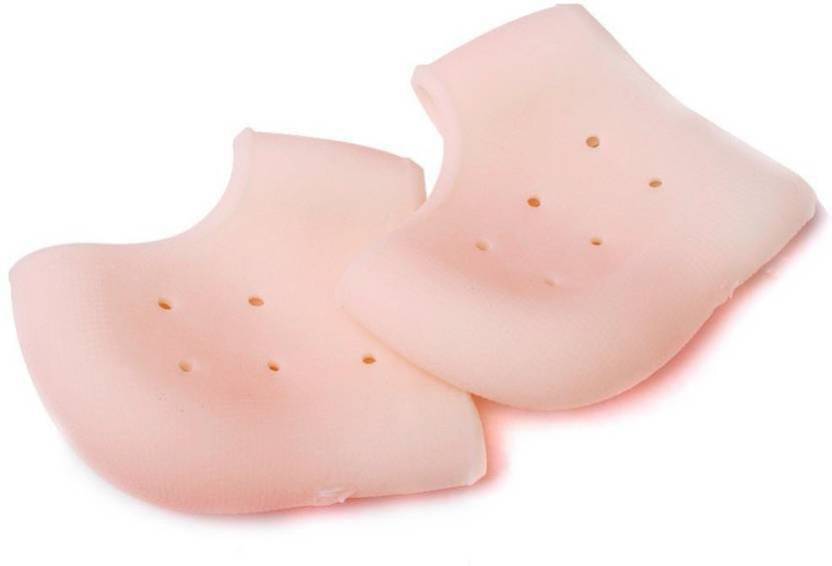 ALLinONEbuy Standard Silicone Gel Heel Socks 1 Pair for Dry Hard Foot Cracked Heels Repair Heel Support