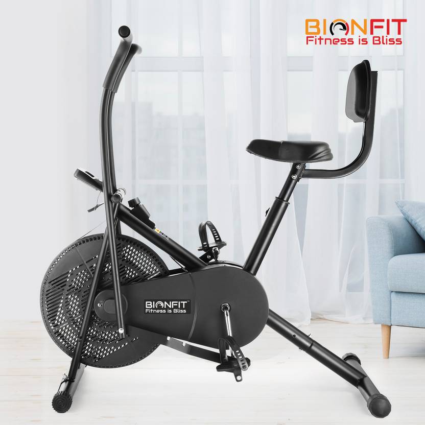 BIONFIT Air Fitness Cycle For Home Moving Handles Upright Stationary