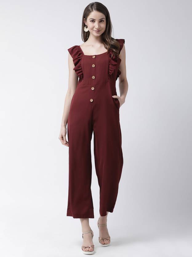 KASSUALLY Solid Women Jumpsuit