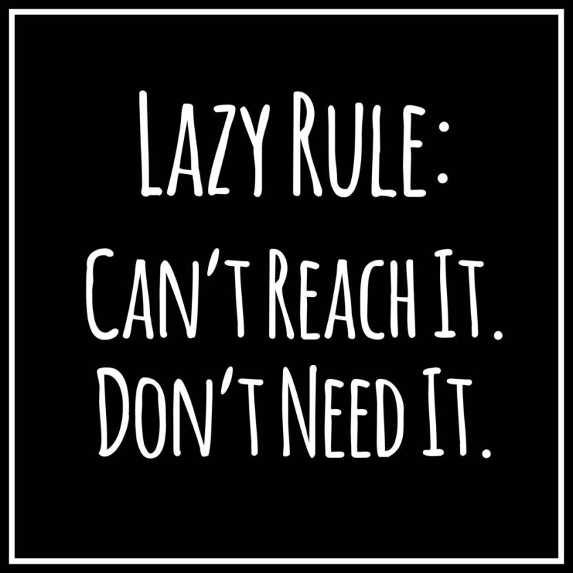 lazy rule |Motivational Poster|Inspirational Poster|Gym poster|All Time ...