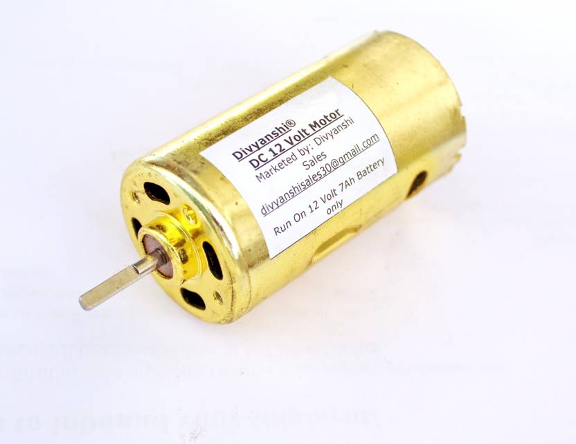 Divyanshi RS-550S High Speed & Torque 12V DC Motor For Cutting Drilling ...