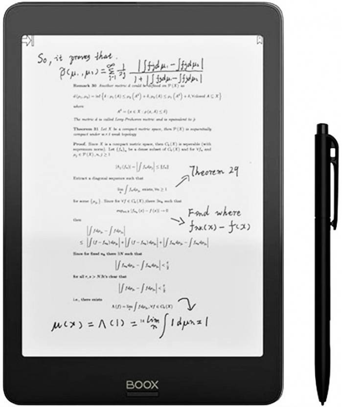 Boox Nova Pro eReader with Cover (7.8" Flush glassbased screen, Stylus