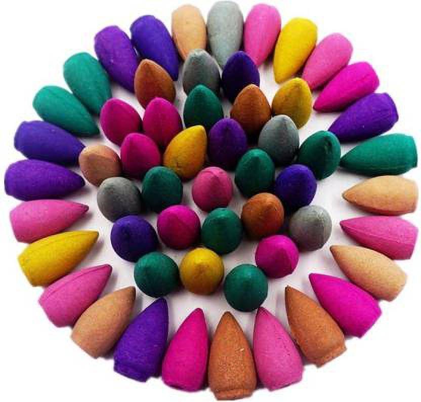 GAURINANDAN DHOOP CONE 1 Rose, Woody, Lavender, Sandal Dhoop