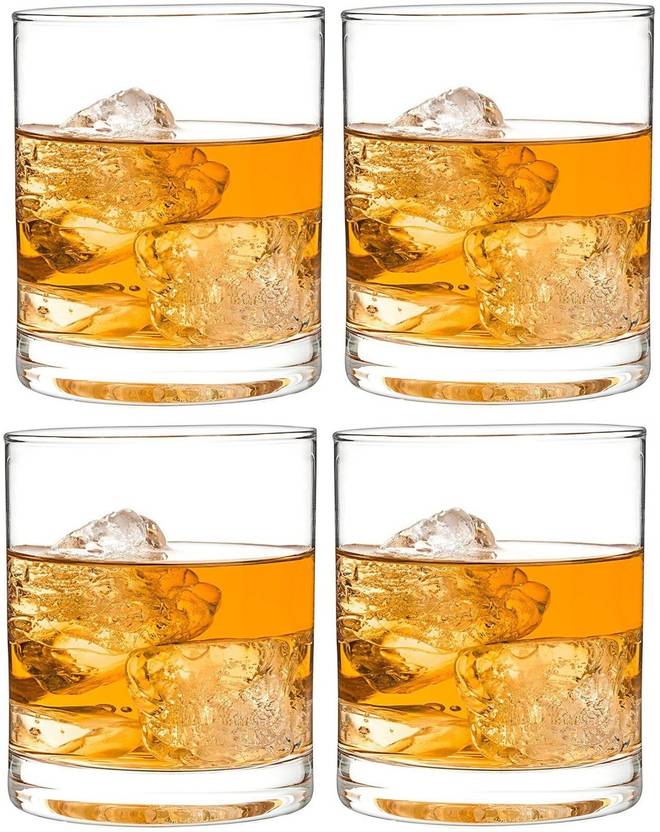 Growth Alley (Pack of 4) LeadFree Whiskey & Wine Glasses Standard