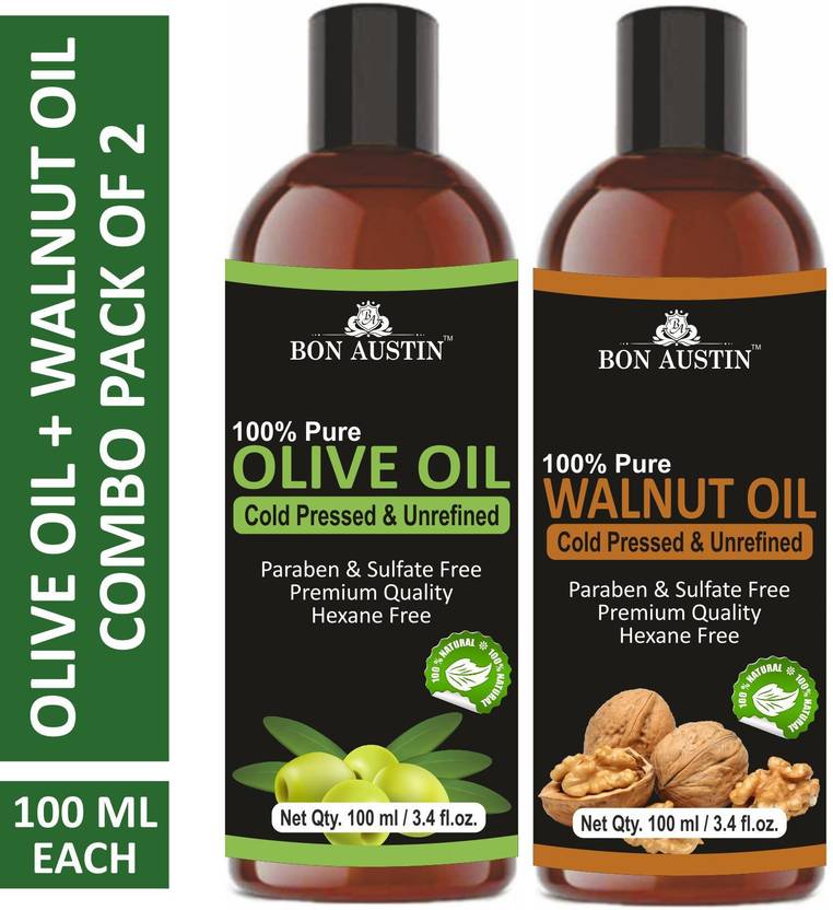 Bon Austin Premium Olive Oil & Walnut Oil Cold Pressed & Unrefined