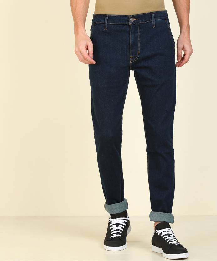 LEVI'S 512 Tapered Fit Men Dark Blue Jeans Buy LEVI'S 512 Tapered Fit