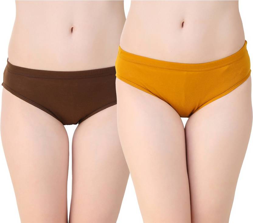 ANIXA Pack of 2 Women Hipster Multicolor Panty