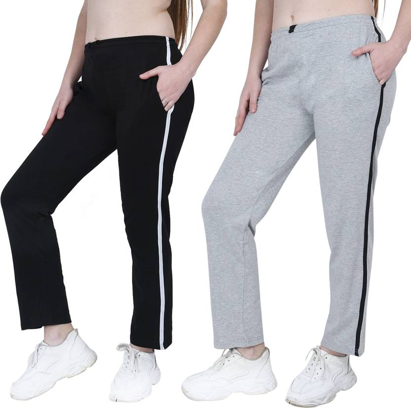 CHUNCHUN Solid Women Black, Grey Track Pants Buy CHUNCHUN Solid Women