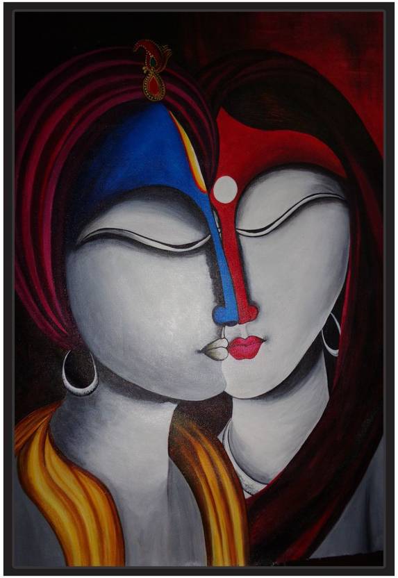 Abstract Face Poster (Cover Area :- 13 X 19 inch) Paper Print