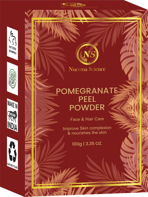 Nuerma Science Bio Organic Pomegranate Powder For Face Pack, Hair Pack