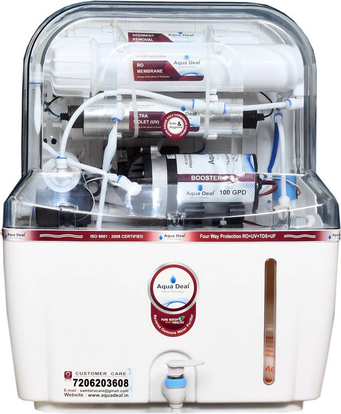aquadeal pure 15 L RO + UV + UF + TDS Control Water Purifier