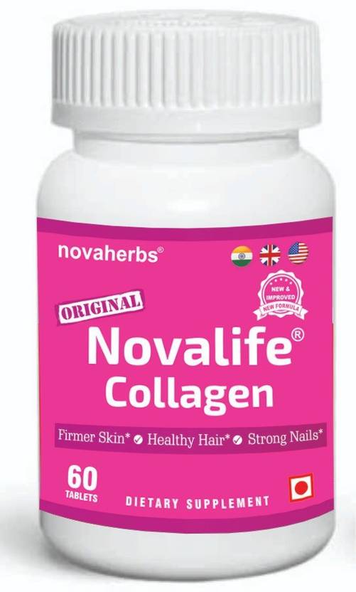 Novaherbs Novalife Collagen Firmer Skin Healthy Hair Strong Nails Price In India Buy 