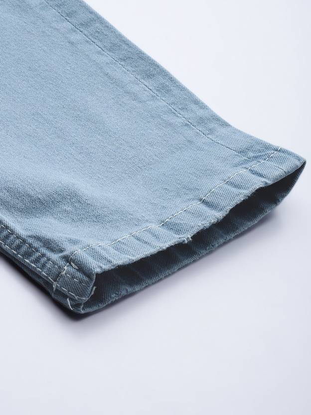 Men Skinny Mid Rise Blue Jeans