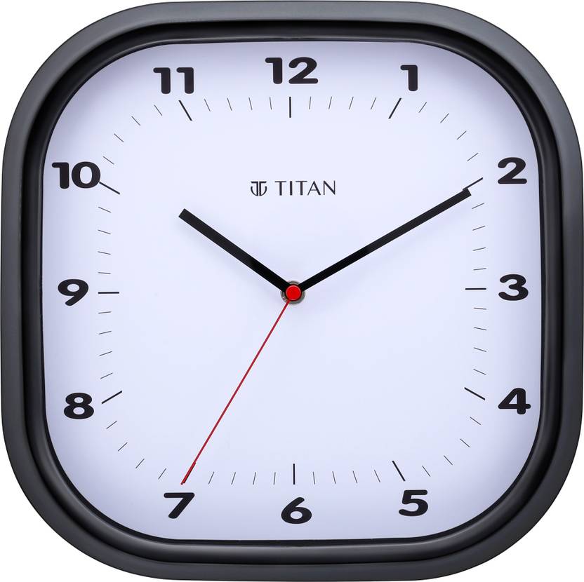 Titan Analog 28 cm X 28 cm Wall Clock Price in India Buy Titan Analog
