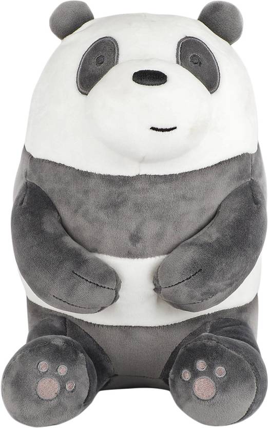 MINISO We Bare Bears Plush Panda 11" Lovely Sitting Stuffed Toy - 25 cm