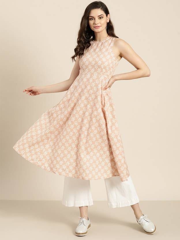 Shae by SASSAFRAS Women Floral Print Anarkali Kurta