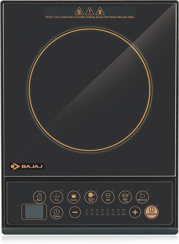 BAJAJ 1300 W Induction Cooktop Push Button Buy BAJAJ 1300 W Induction