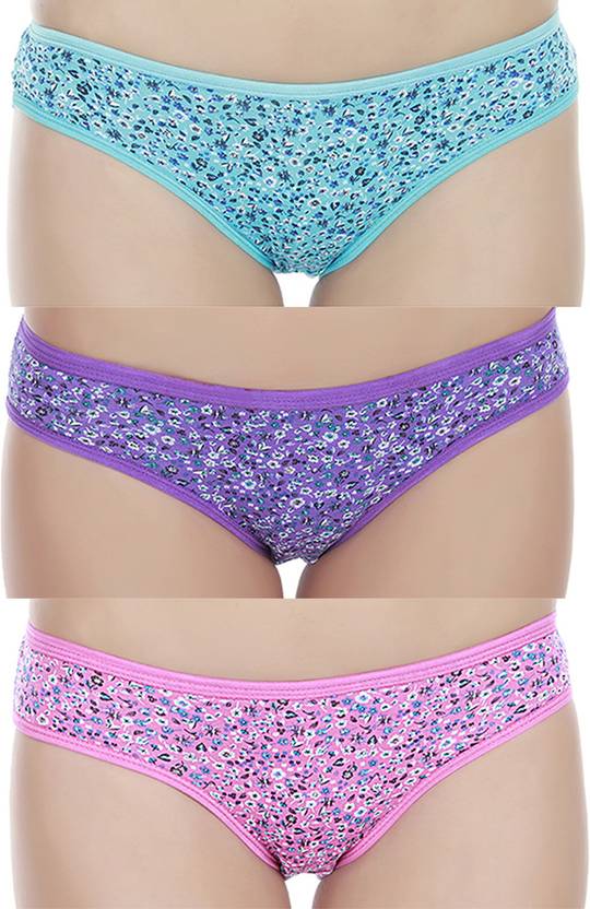 FIMS Women Hipster Purple, Blue, Pink Panty