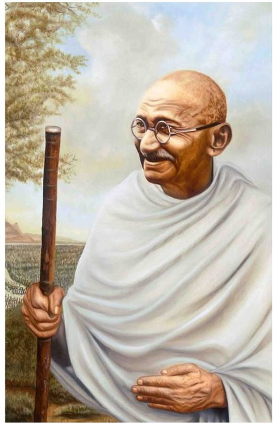 Mahatma Gandhi Ji PosterWall Decor Poster For Wall Decoration High