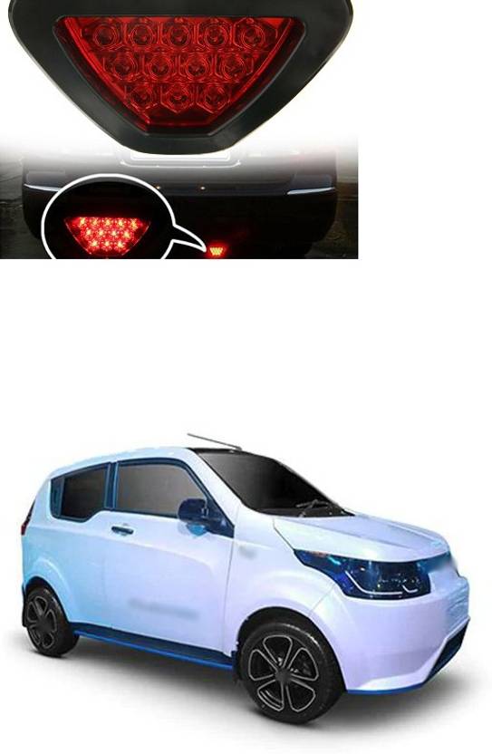 PECUNIA LED Car Blinking Brake Light Triangle F1 Style Rear Tail Brake