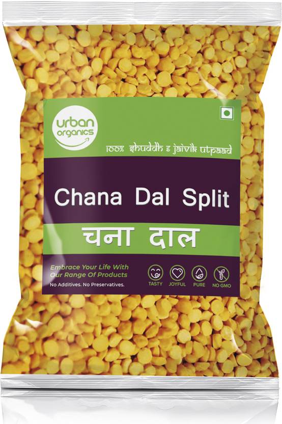 Urban Organic Unpolished Yellow Chana Dal (Split)