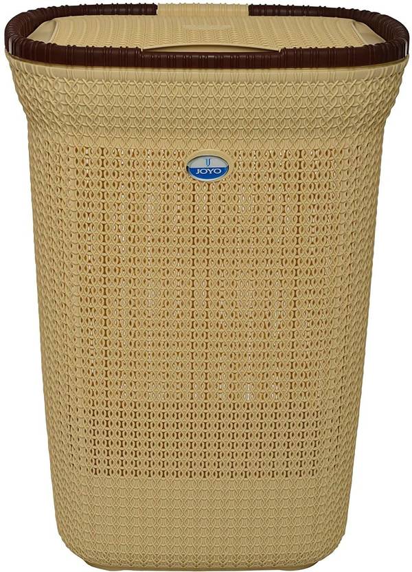 JOYO 50 L Brown Laundry Basket Buy JOYO 50 L Brown Laundry Basket
