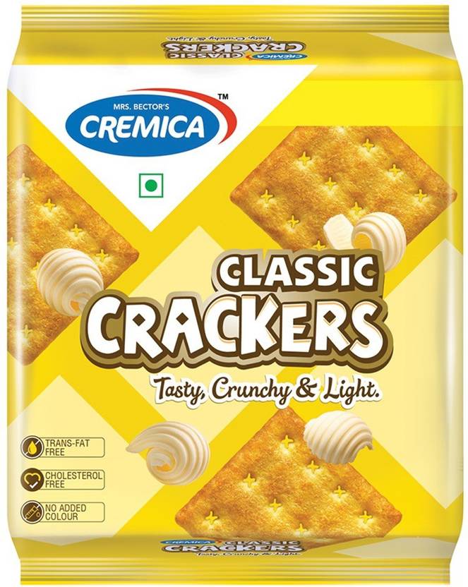 CREMICA Classic Cracker Biscuit Extra 50g Free Cream Cracker Biscuit