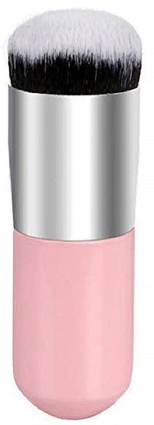 angelie Makeup Cosmetic Face Powder, Foundation/Blush Brush (Pink )