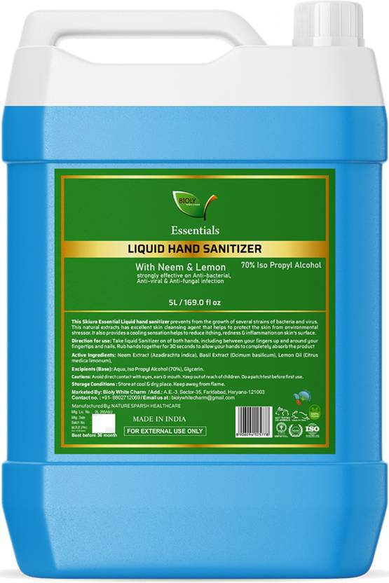 Bioly Hand sanitizer kills 99.99 germs and infection without water