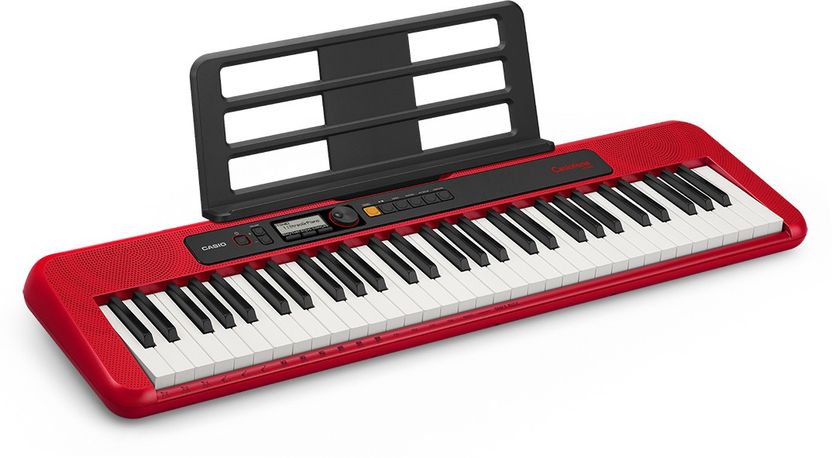Casio CT-S200 Red Portable Keyboard with Carry Case - Image 3
