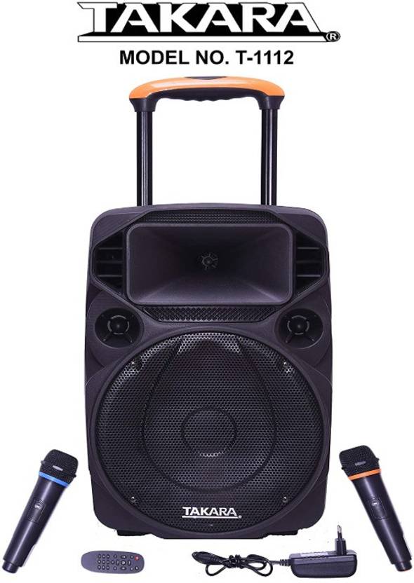 Takara T1112 Portable Trolley Speaker 12Inch MultiMedia Bluetooth