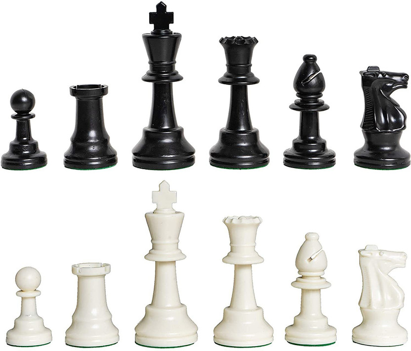 WE Games Portable Tournament Chess Set - 20 in. Vinyl Board with Bag