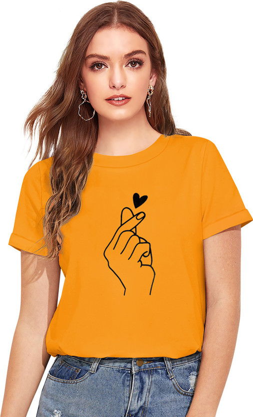 Om Creation Printed Women Round Neck 