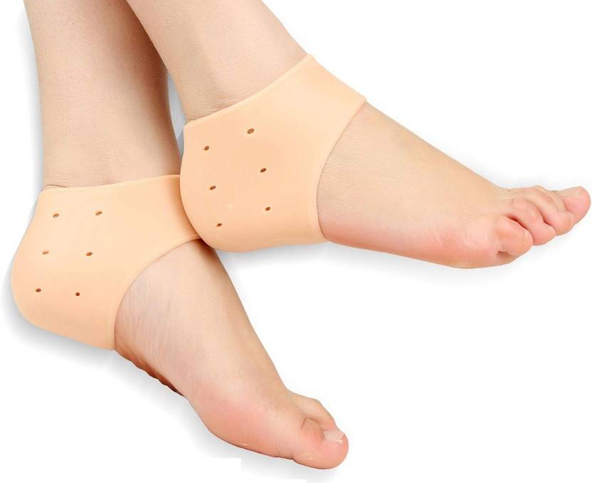 ALLinONEbuy Half Heel Socks Foot protector pain relief For AntiCrack Foot Support Heel Support Heel Support